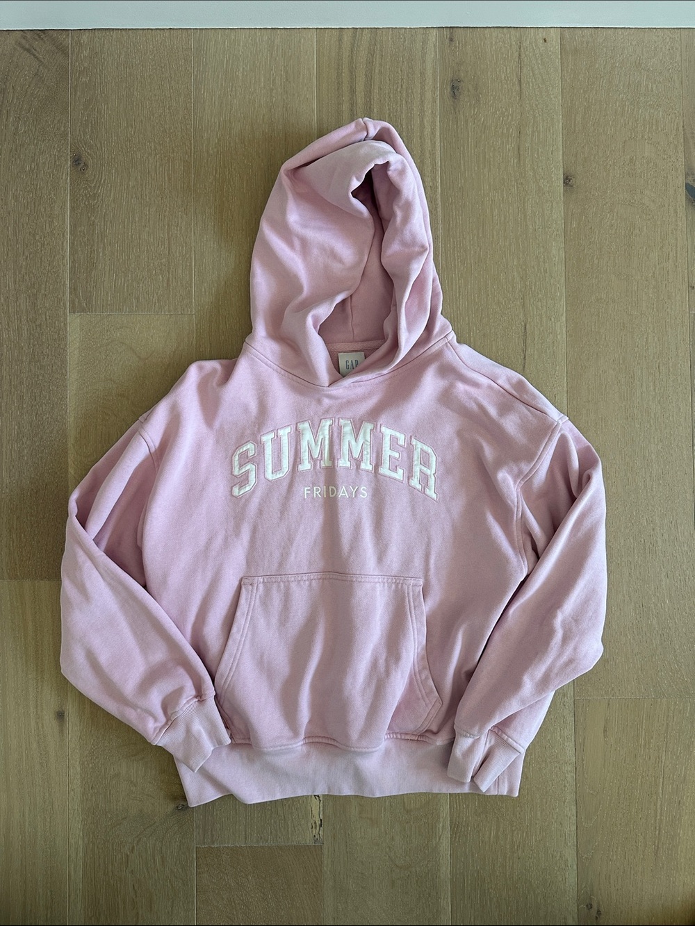Summer Fridays x Gap Pink Hoodie Sweatshirt Women's XS